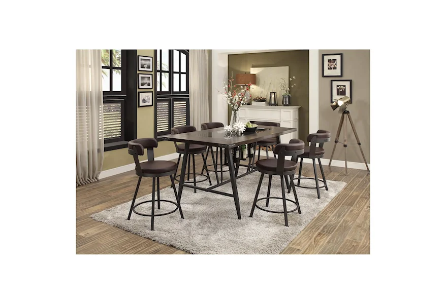 Appert 7 Piece Dining Set by Homelegance at Dream Home Interiors