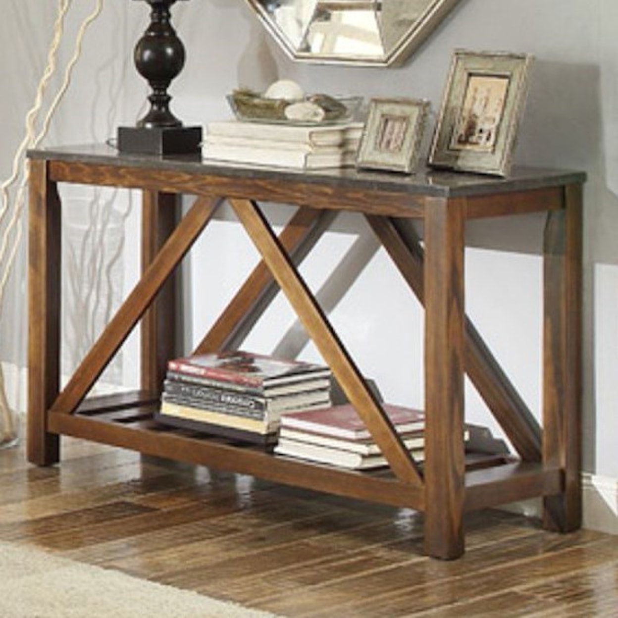 Homelegance  Mission Sofa Table