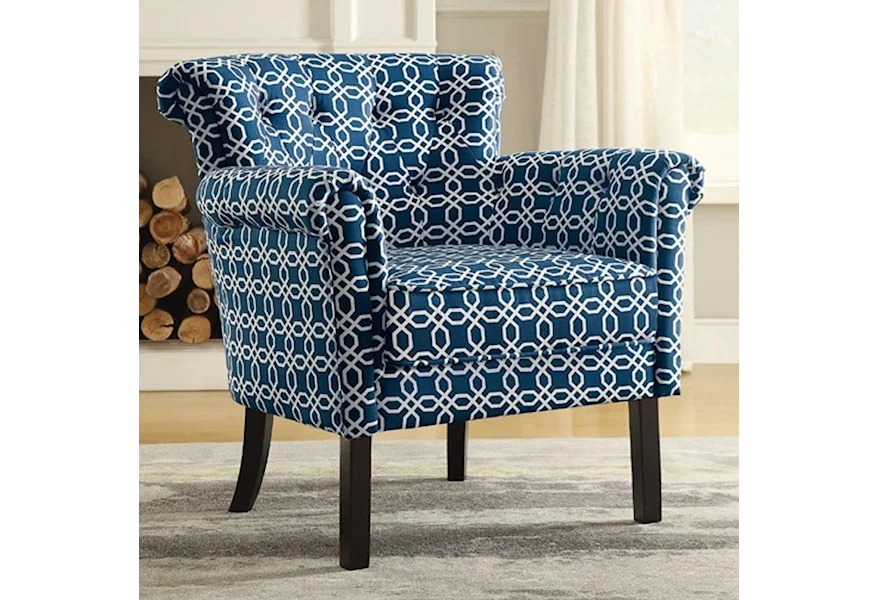Barlowe Accent Chair by Homelegance at Z & R Furniture