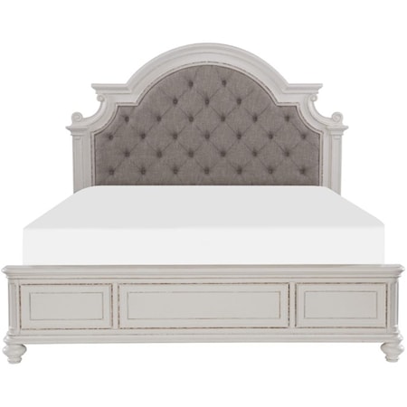 California King Upholstered Bed