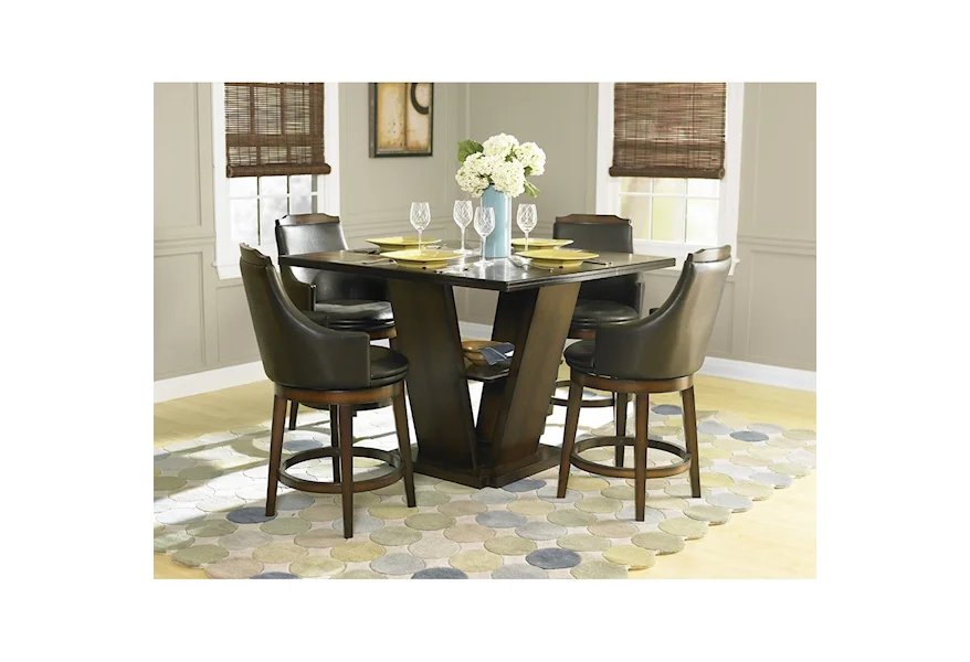 Bayshore Counter Height Table and Chair Set by Homelegance at A1 Furniture & Mattress