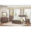 Homelegance Furniture Beechnut Modern King Headboard and Footboard