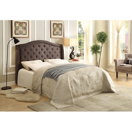 Cal King Upholstered Bed