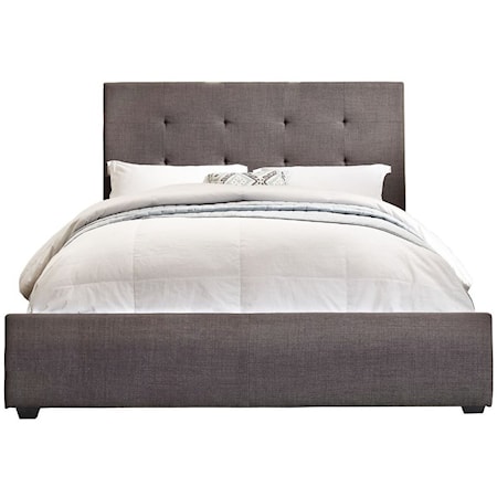 California King Upholstered Bed