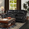 Homelegance  Reclining Loveseat with Console