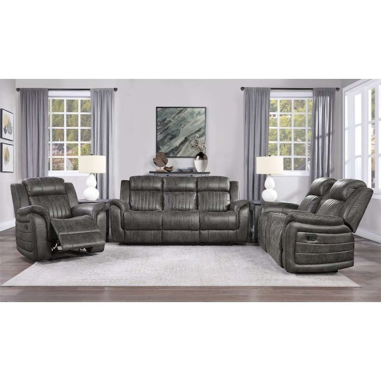 Homelegance Centeroak Reclining Living Room Group