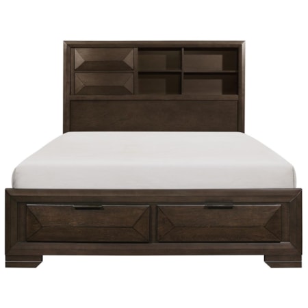 Queen Bookcase Bed
