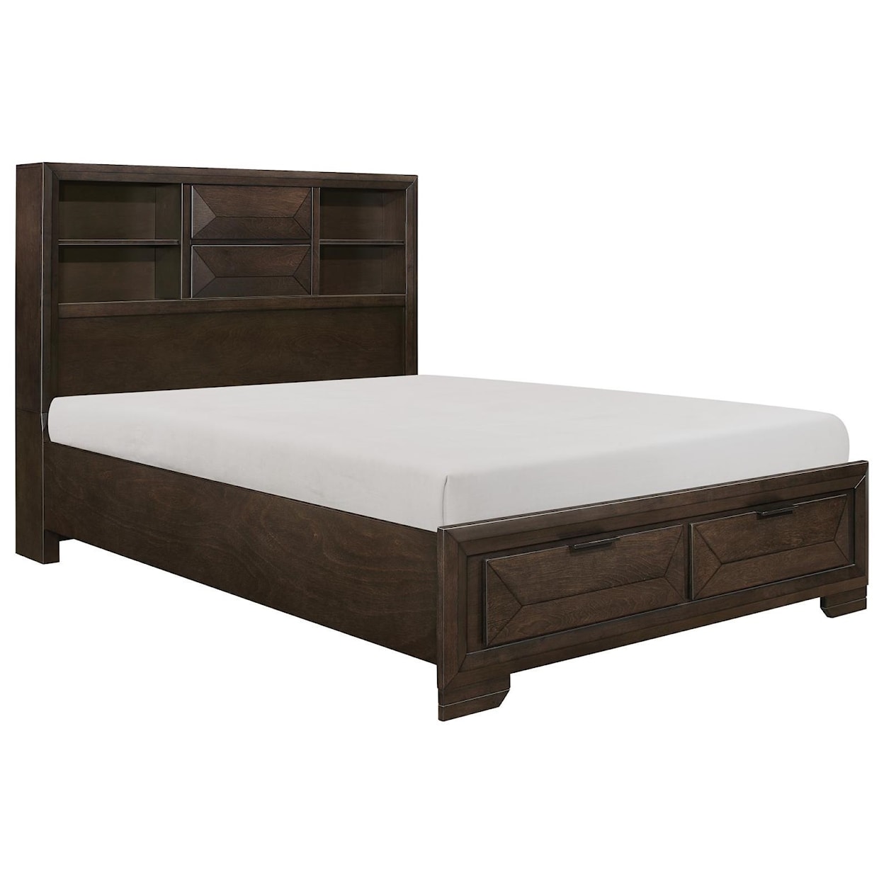 Homelegance Chesky California King Bookcase Bed