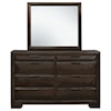 Homelegance Furniture Chesky Dresser and Mirror Set