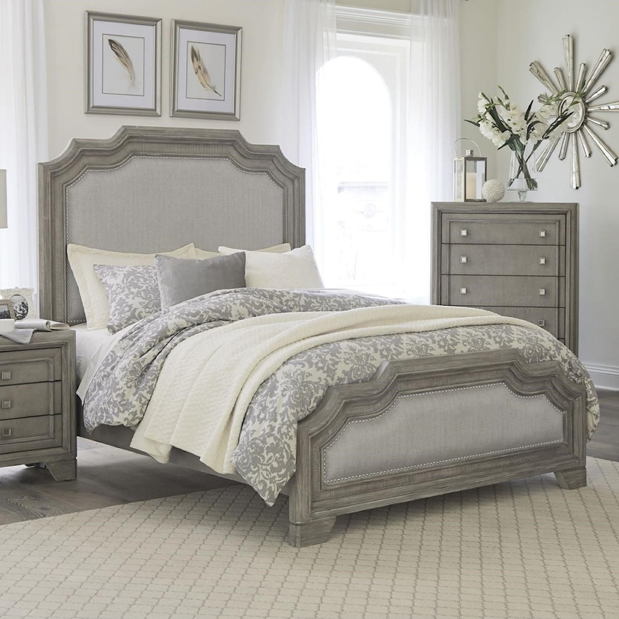 Homelegance Furniture Colchester Queen Upholstered Bed