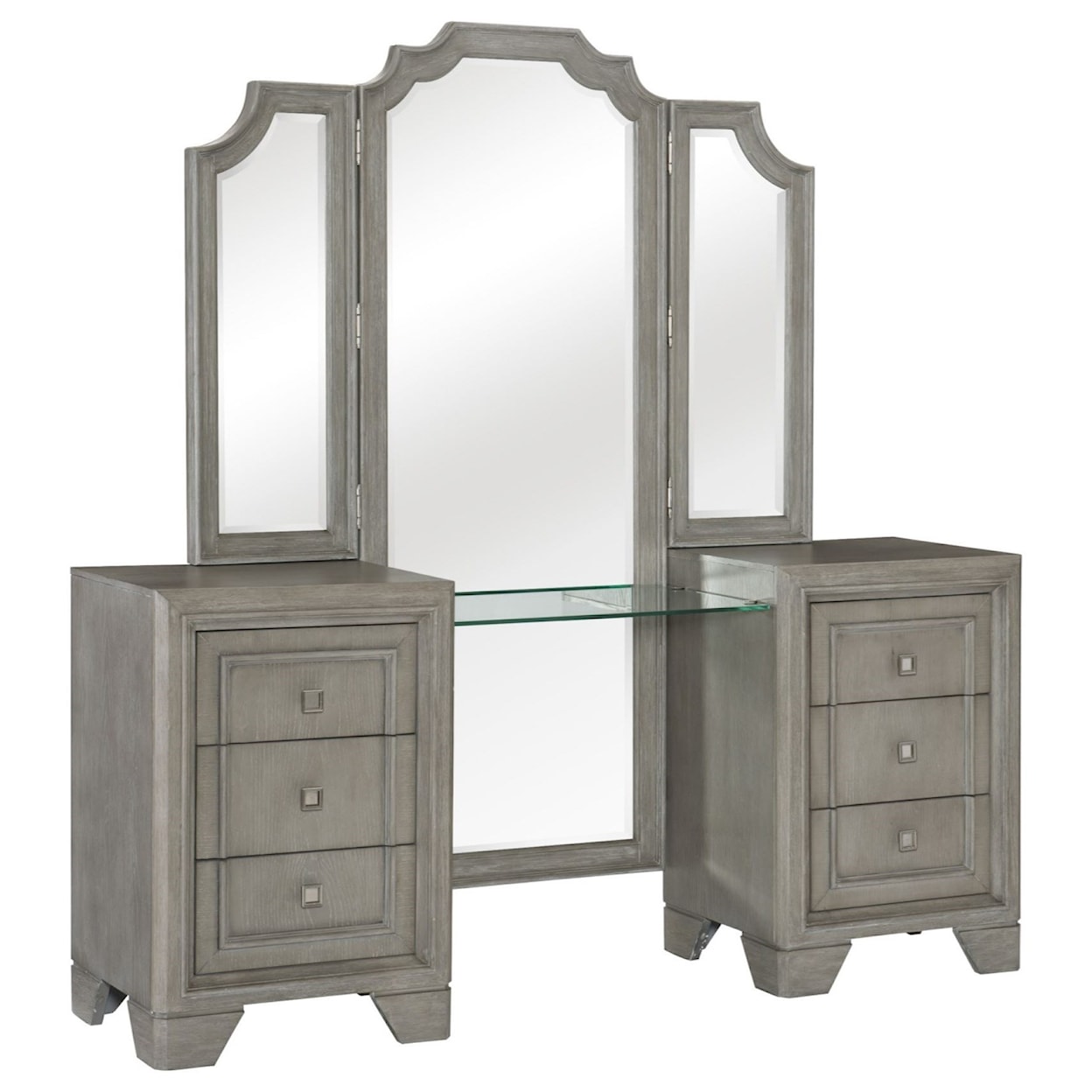 Homelegance Furniture Colchester Vanity Dress with Mirror