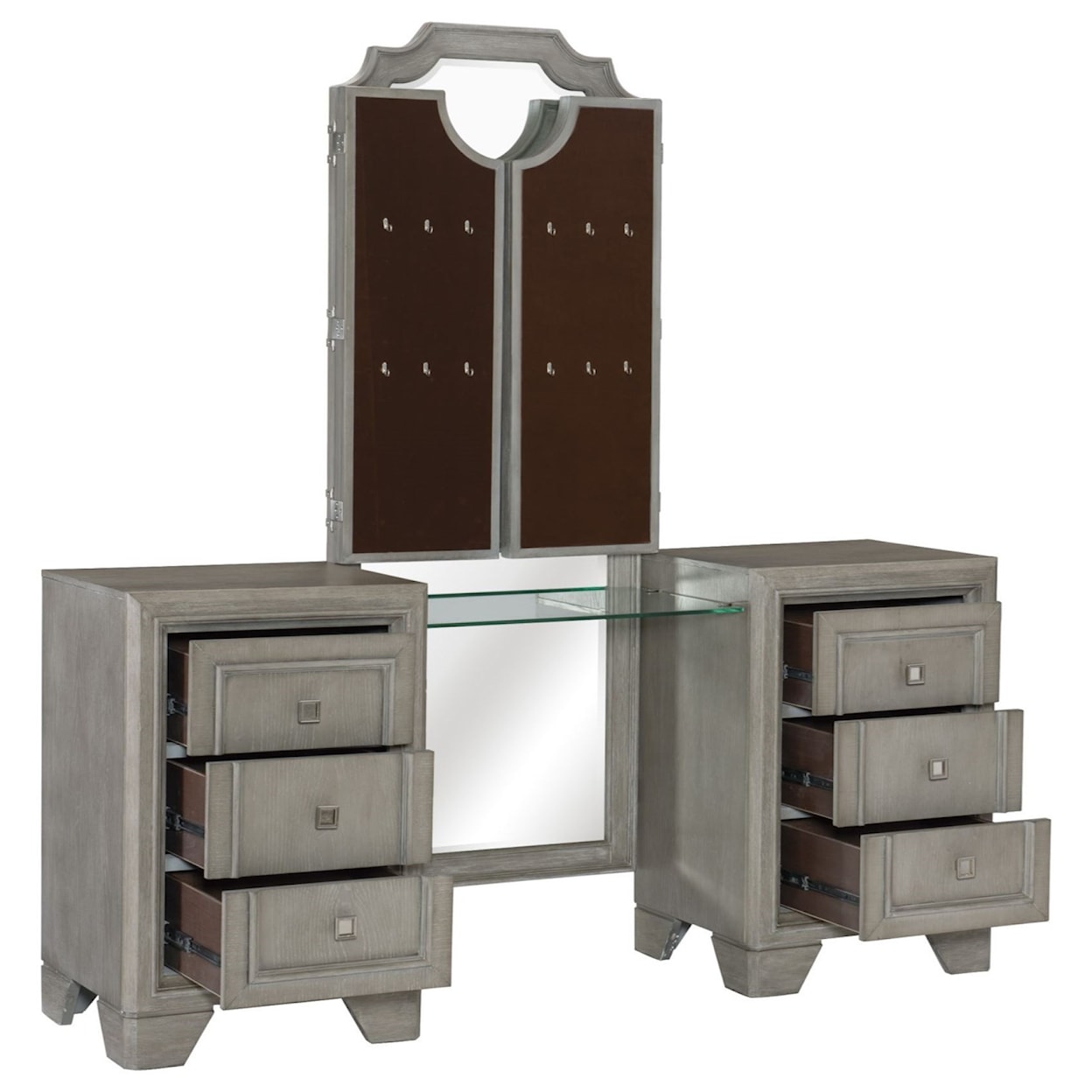 Homelegance Colchester Vanity Dress with Mirror
