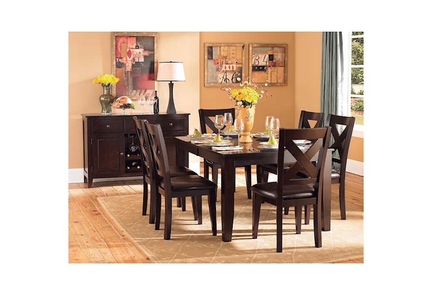 Crown Point Formal Dining Room Group by Homelegance at Dream Home Interiors