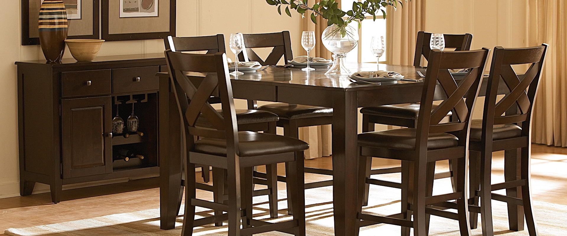 Transitional Formal Dining Room Group