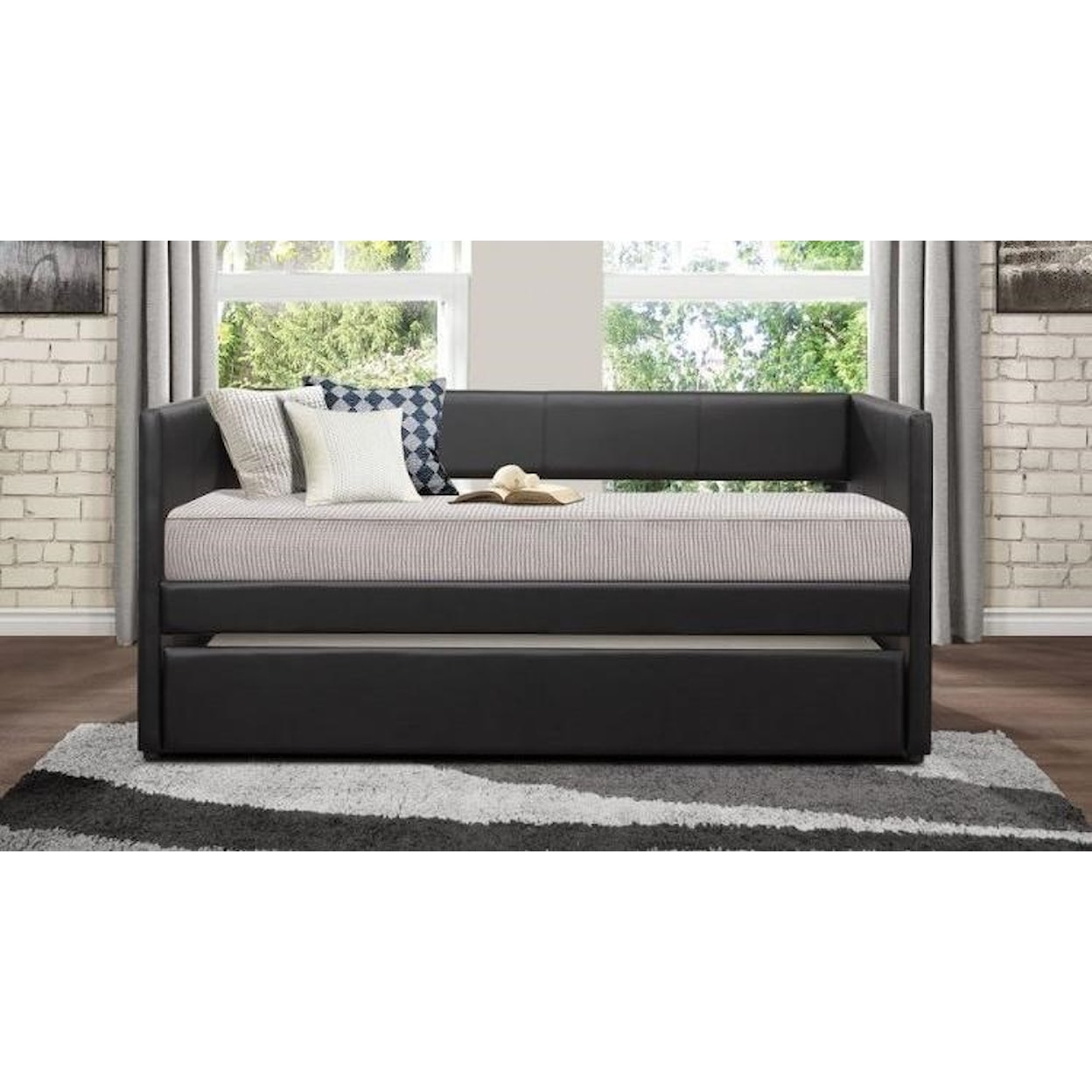 Homelegance Furniture Daybeds Adra Daybed w/ Trundle