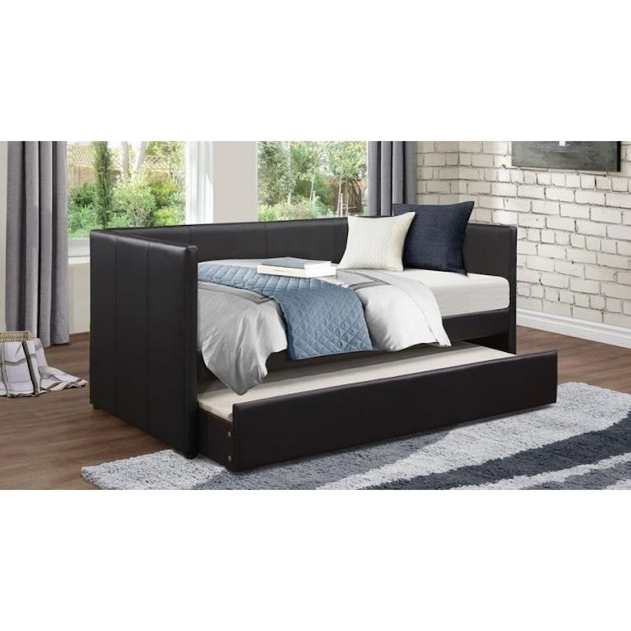 Homelegance Daybeds Adra Daybed w/ Trundle