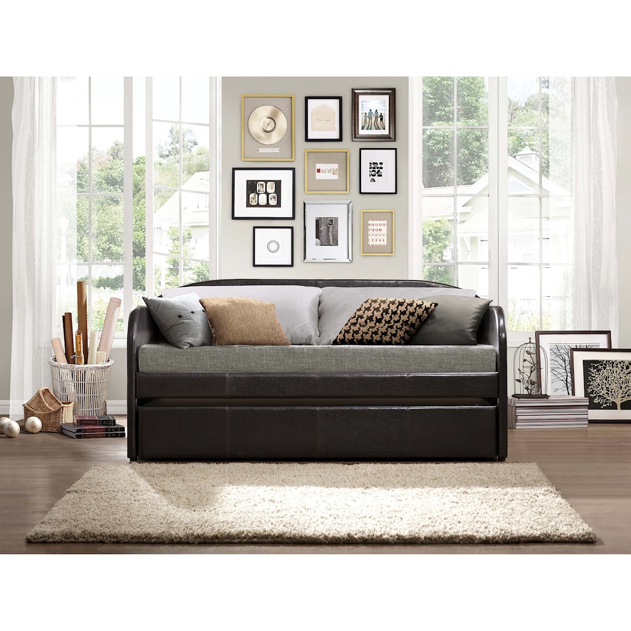 Homelegance Furniture Daybeds Roland Daybed with Trundle
