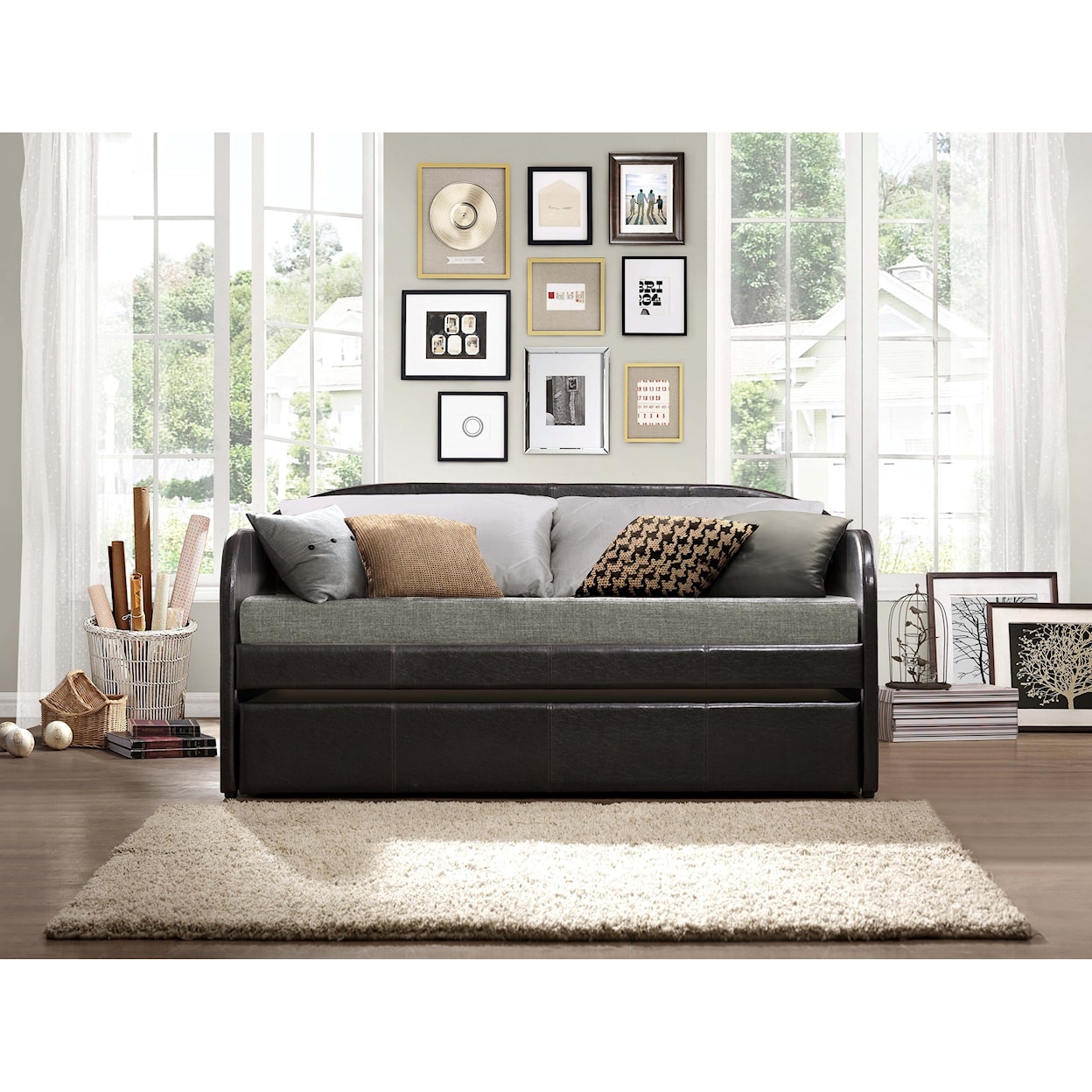 Homelegance Daybeds Roland Daybed with Trundle