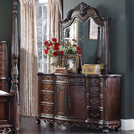 Dresser and Mirror