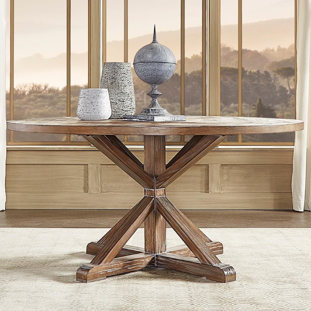 Homelegance  Reclaimed Wood 60" Round Dining Table