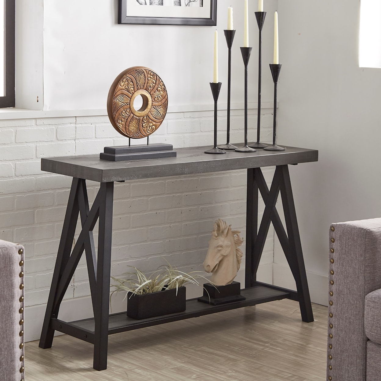 Homelegance  Sofa Table with Shelf