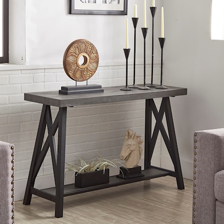 Sofa Table with Shelf