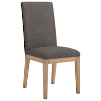 Contemporary Dining Chair with Nailhead Trim