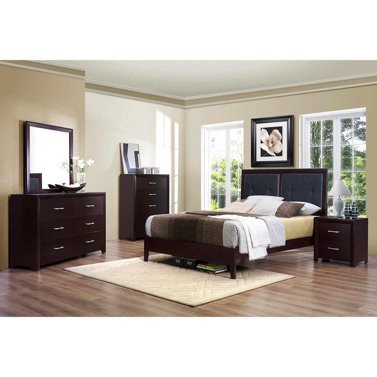 Homelegance Furniture Edina Full Bedroom Group without Chest