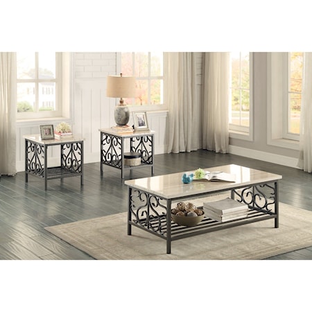 3Pc Occasional Table Group