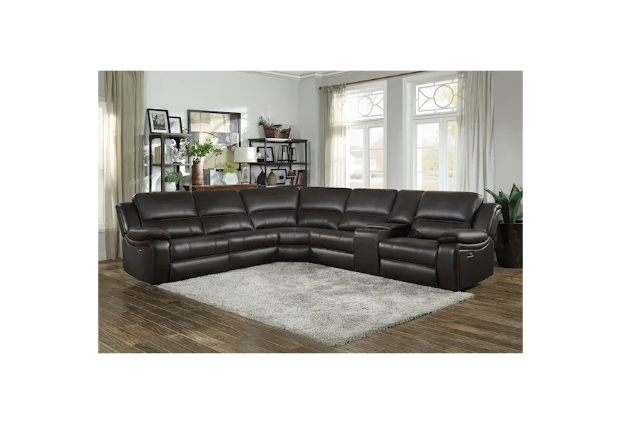 Falun 6-Piece Sectional by Homelegance at Dream Home Interiors