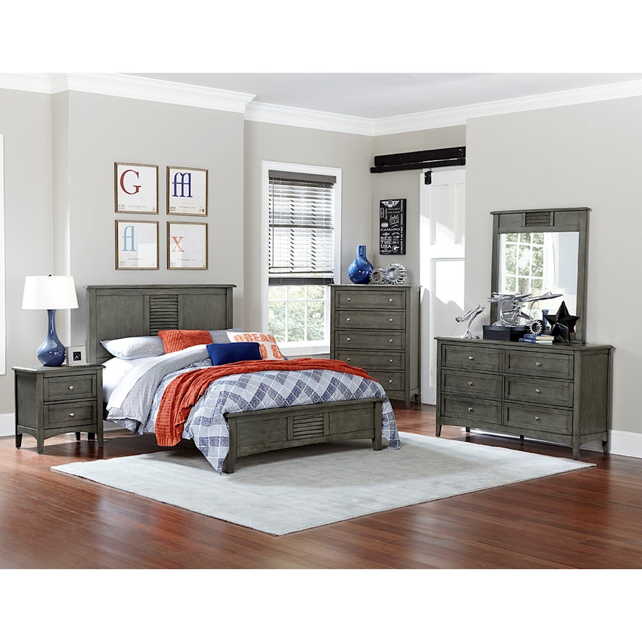 Homelegance Furniture Garcia Twin Headboard and Footboard Bed