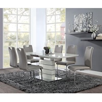 7-Piece Table and Chair Set