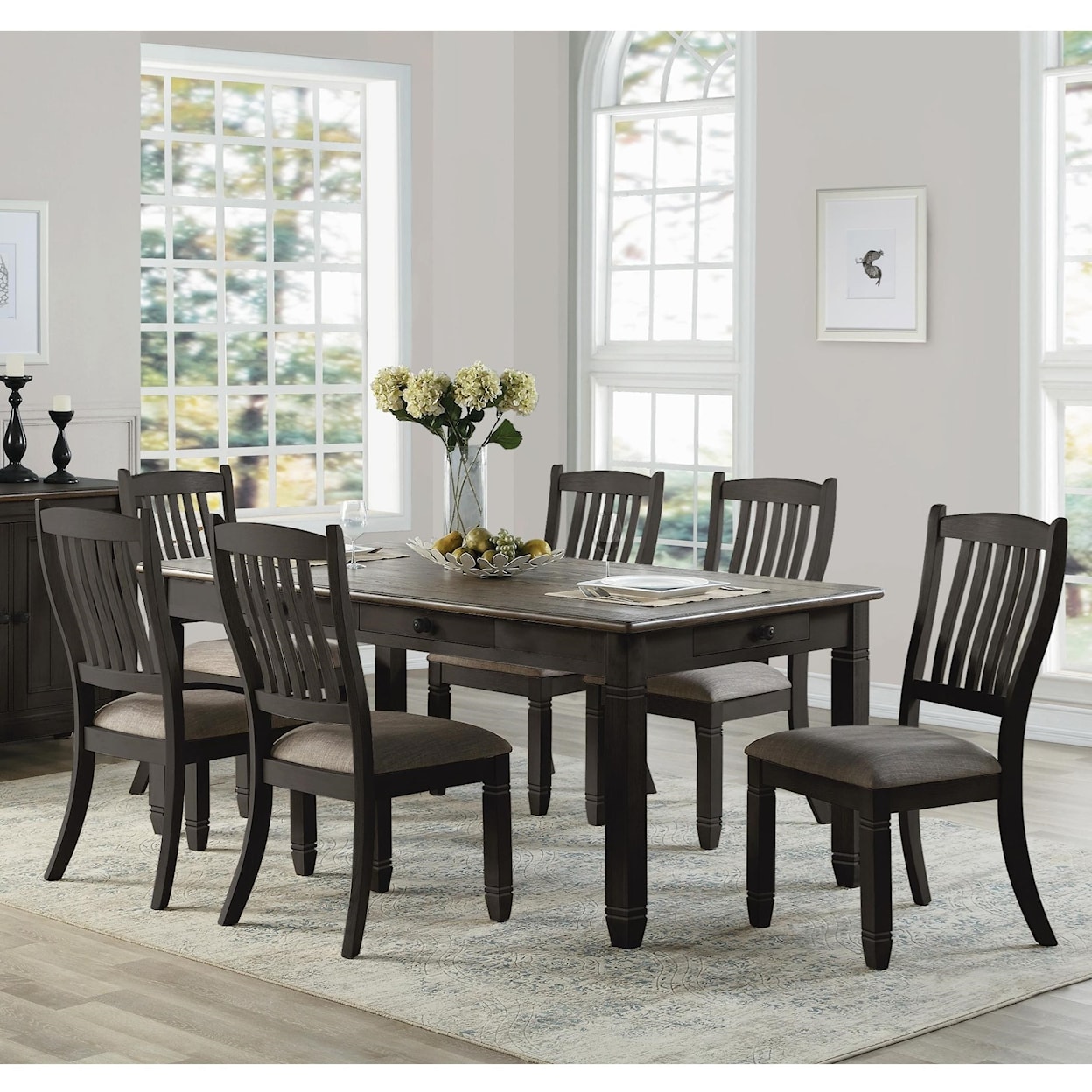 Homelegance Granby 7-Piece Table and Chair Set