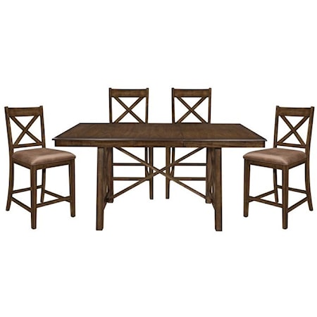 Counter Height Table and Chair Set