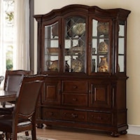 Traditional Dining Buffet and Hutch