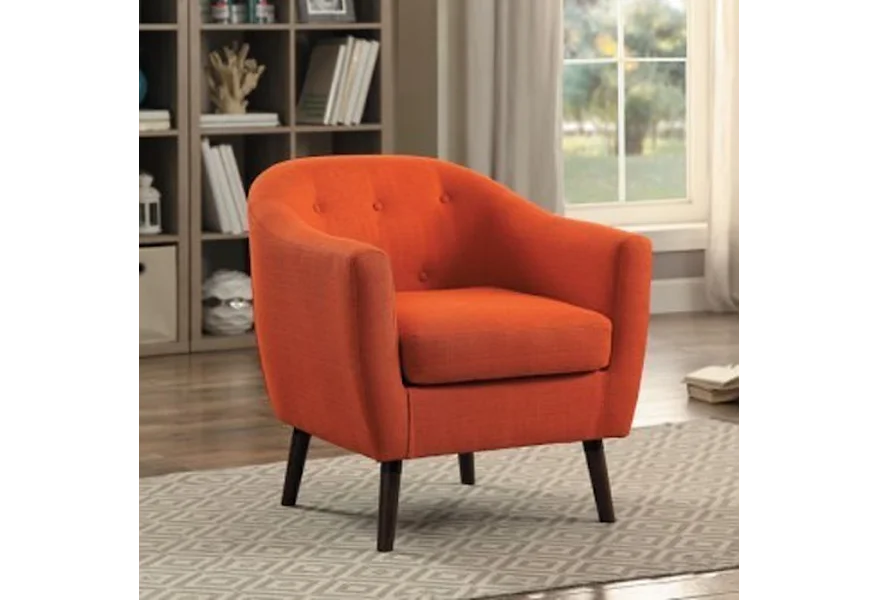 Lucille Accent Chair by Homelegance at Dream Home Interiors