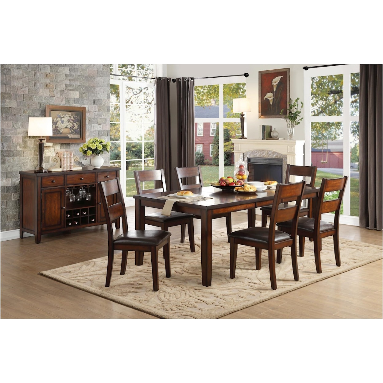 Homelegance Furniture Mantello Dining Room Group