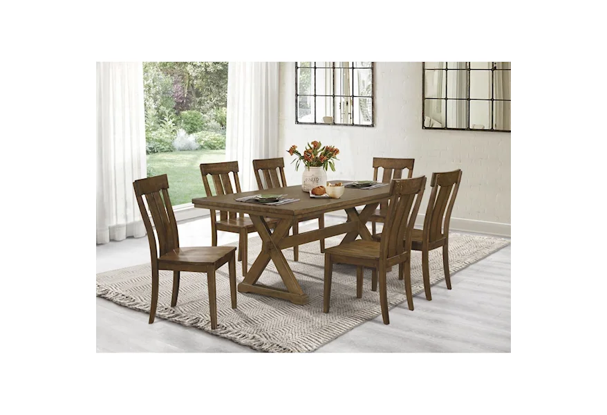 Ormond 7-Piece Table and Chair Set by Homelegance at Beck's Furniture