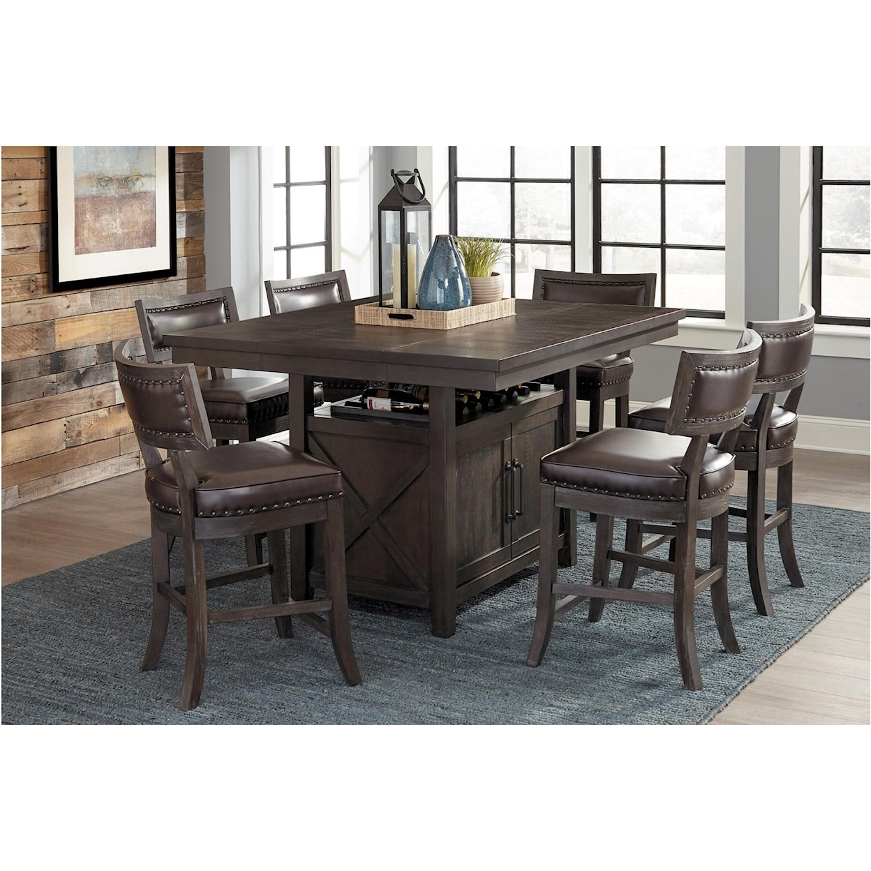 Homelegance Oxton Counter Height Table Set