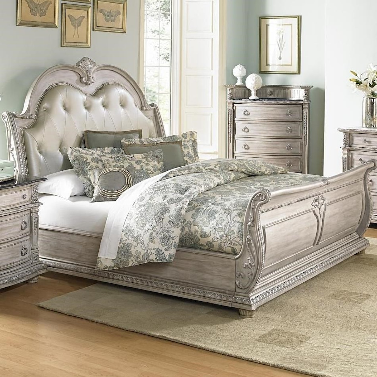 Homelegance  Queen Sleigh Bed