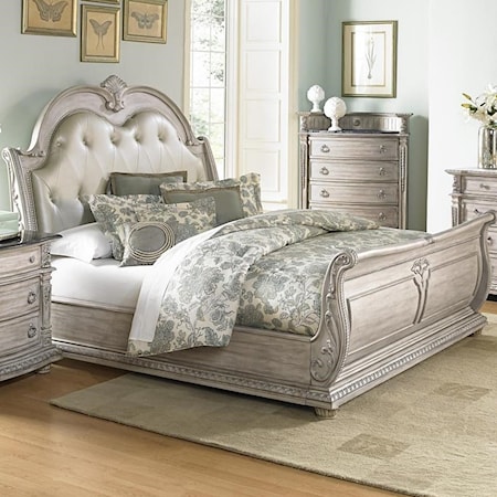 Queen Sleigh Bed