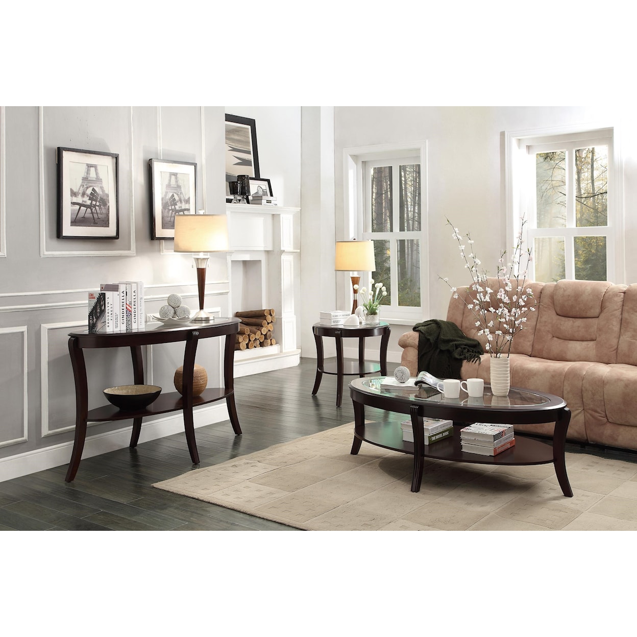 Homelegance Furniture Pierre 3pc Occasional table group