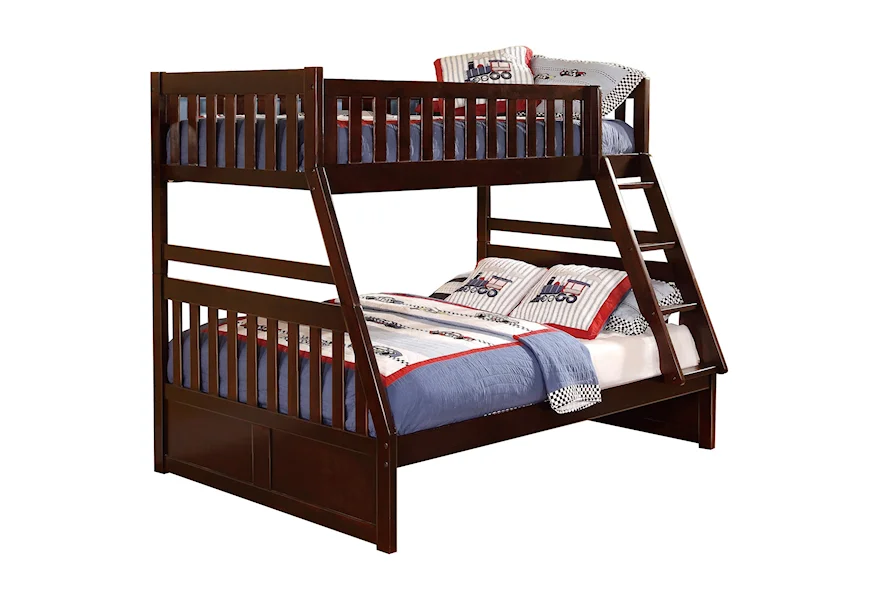 Discovery Twin Over Full Bunk Bed by Homelegance Furniture at Del Sol Furniture
