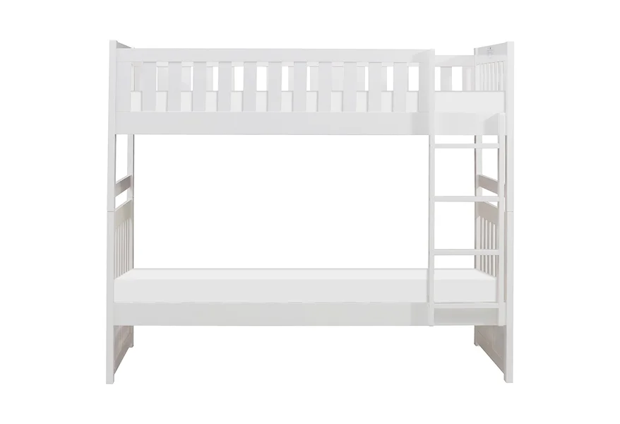 Galen Twin Over Twin Bunk Bed by Homelegance at Beck's Furniture