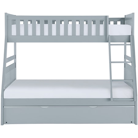 Twin Over Full Trundle Bunk Bed