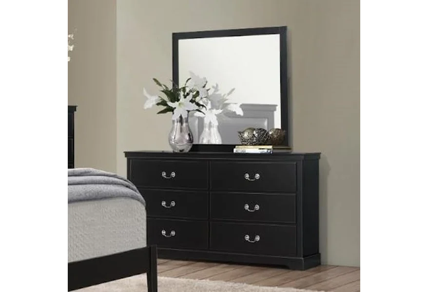 Seabright Dresser and Mirror Set by Homelegance at Beck's Furniture