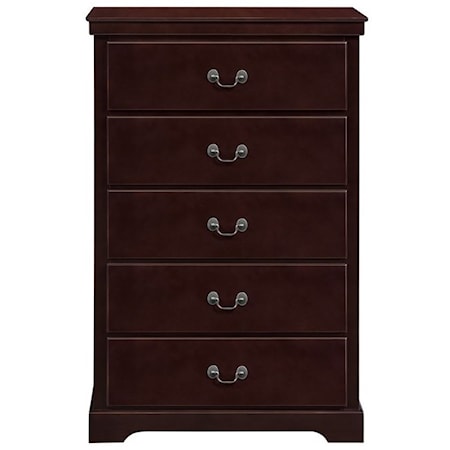 Transitional 5-Drawer Chest