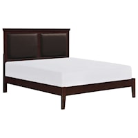 Transitional Full Upholstered Bed
