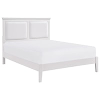 Transitional Full Upholstered Bed