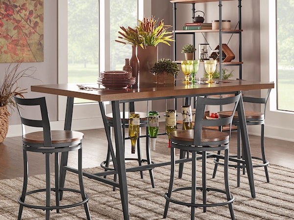 Counter Height Table and Chair Set